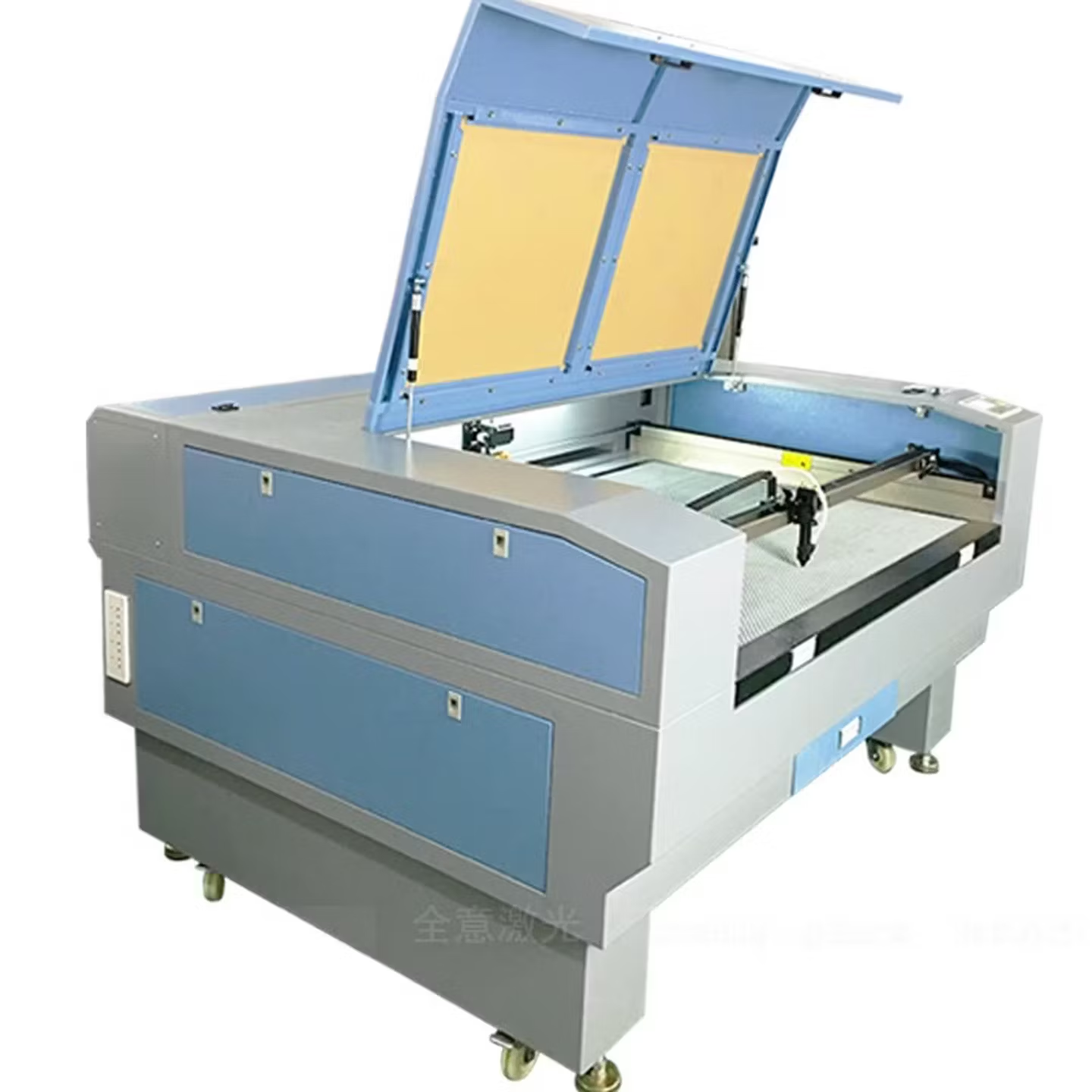 大型雷射机木刻布料学校全自动皮革压克力广告非金属切割雕刻 