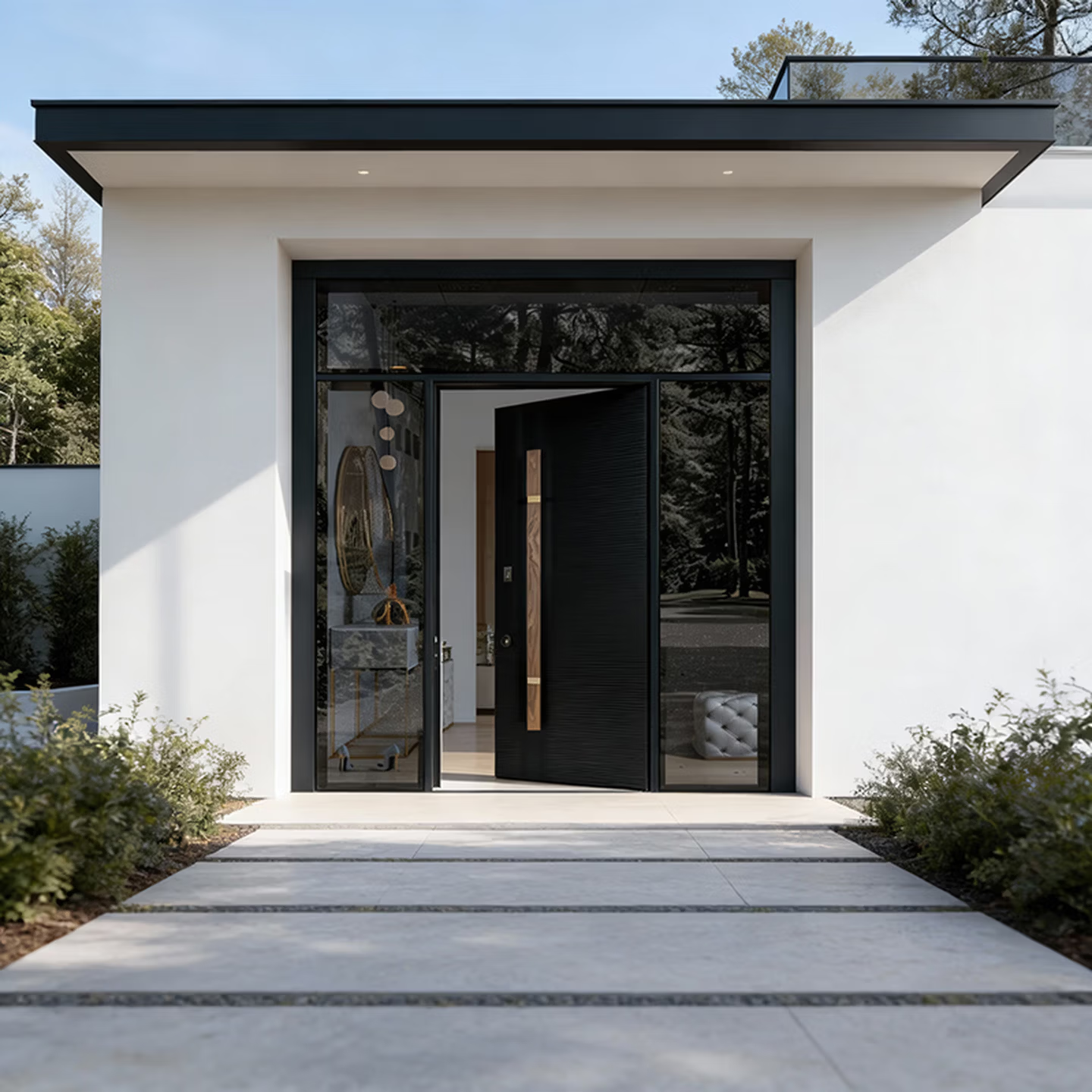 定制钢化玻璃隐私门防盗入户门精雕铸铝阳台别墅自建房大门 精雕铸铝&钢化玻璃 6mm精雕铝板/平方价 机械锁